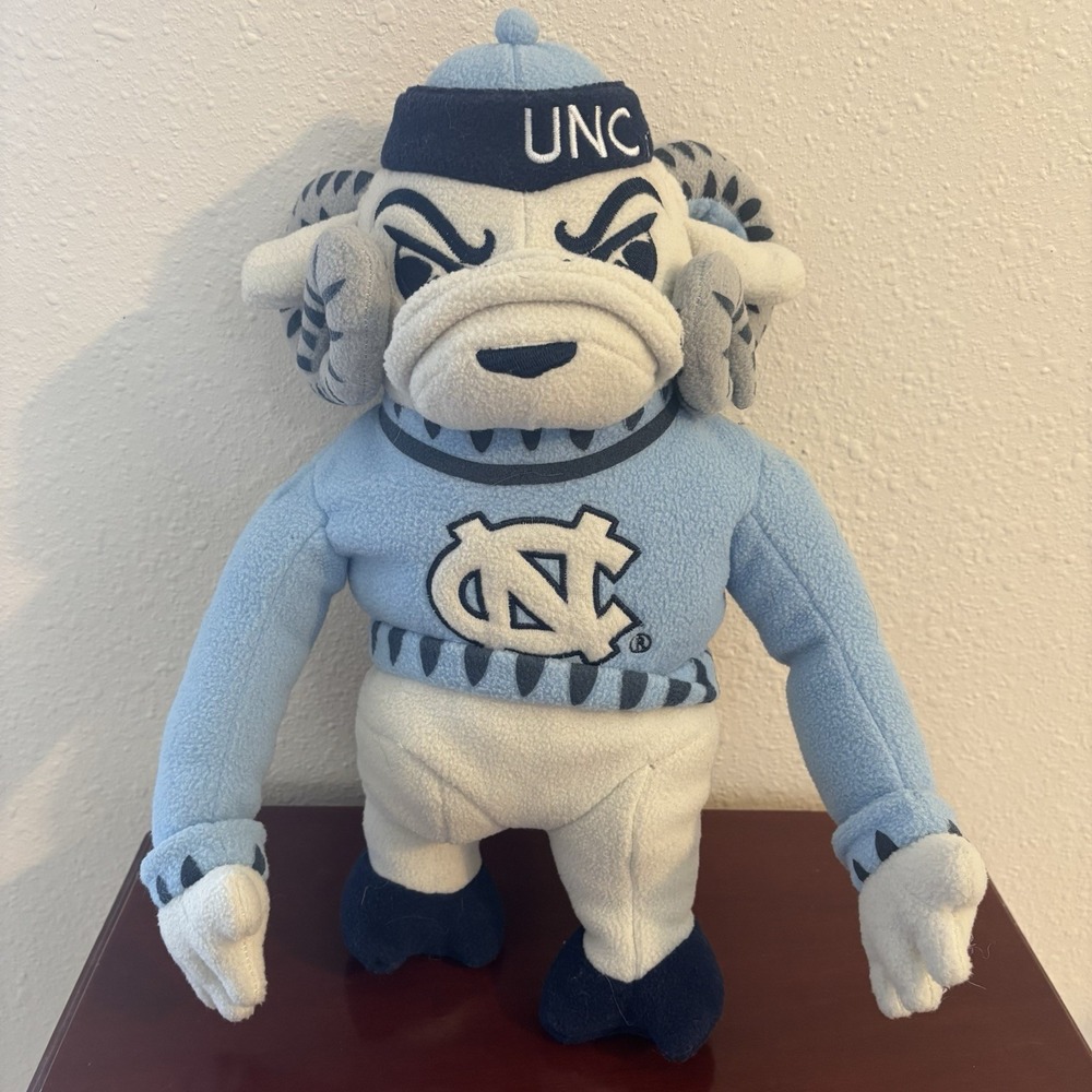 2009 Rameses Northwest North Carolina Tar Heels Mascot Plush Figure 16 inches